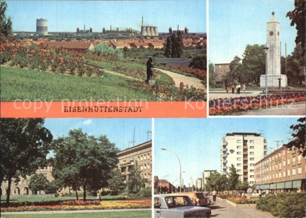 Eisenhuettenstadt Am Rosenhügel Platz der DeutschSowjetis