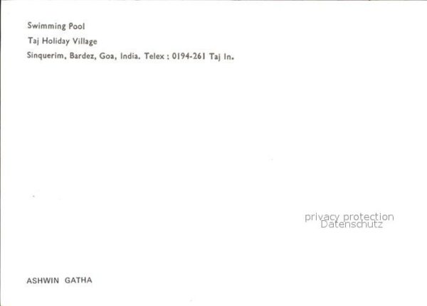 Goa Taj Holiday Village Swimming Pool – Bild 2
