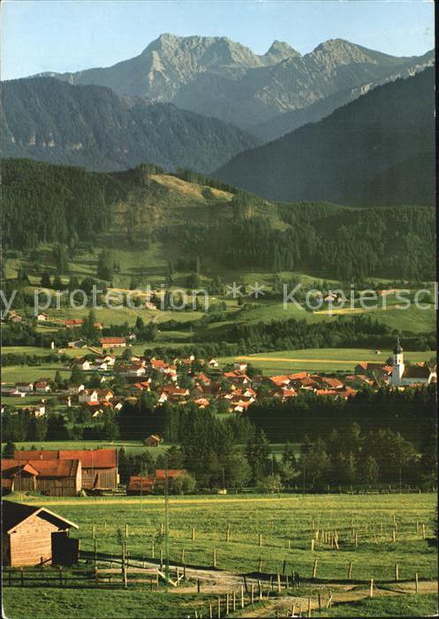 Wertach Panorama mit Geishorn Rauhorn Ponten