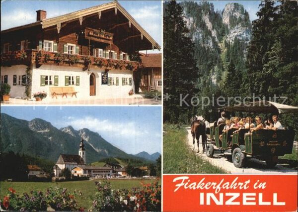 Inzell Fiakerfahrt Kirche