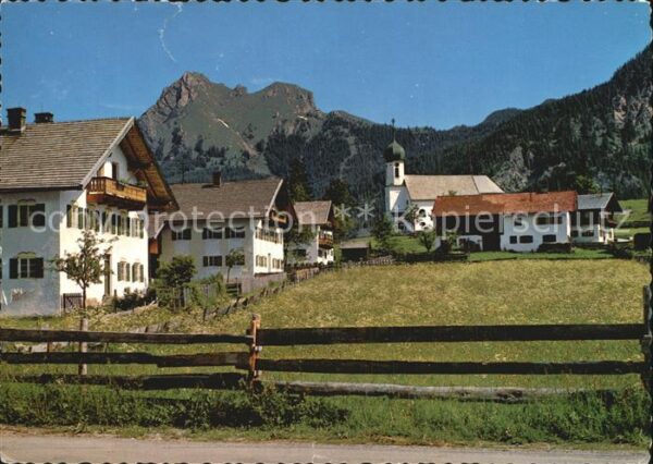 Graen Tirol Teilansicht mit Kirche