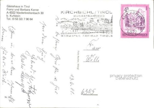 Kufstein Tirol Gästehaus Karrer – Bild 2
