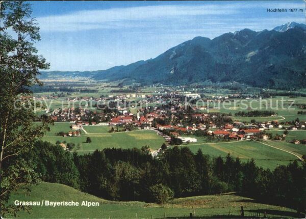 Grassau Chiemgau Panorama mit Hochfelln