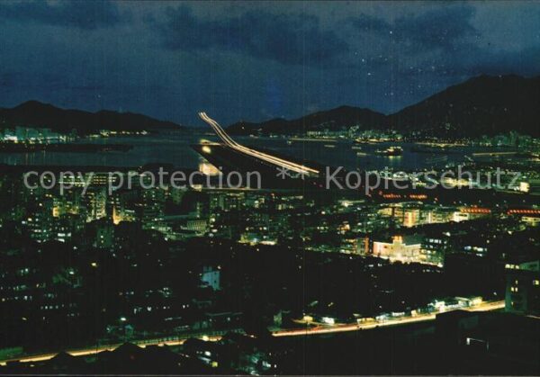 Kaitak Fliegeraufnahme bei Nacht
