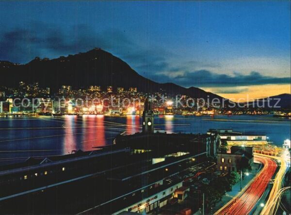 Hong Kong Teilansicht bei Nacht