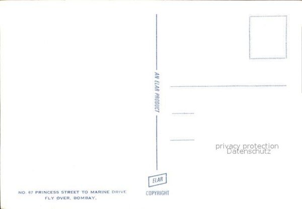 Bombay Mumbai Princess Street Totalansicht Marine Dri – Bild 2