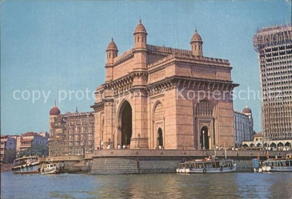 Bombay Mumbai Gateway of India und Taj Mahal Hotel