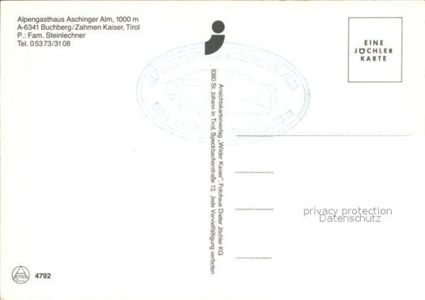 Buchberg Tirol Alpengasthaus Aschinger Alm – Bild 2