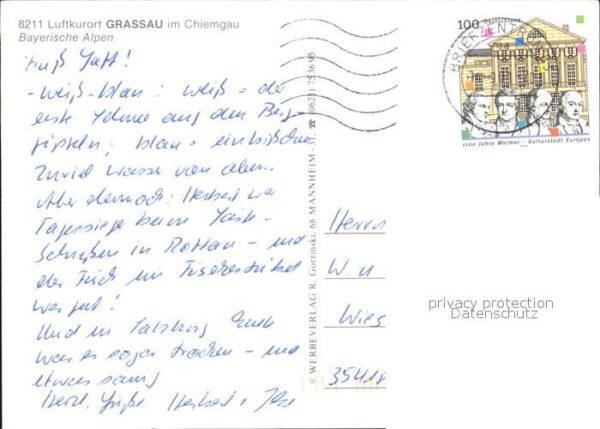 Grassau Chiemgau Stadtansichten mit Kirche – Bild 2