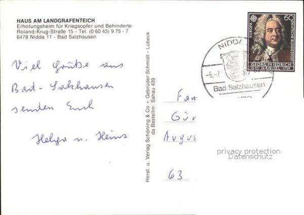 Bad Salzhausen Haus am Landgrafenteich Erholungsheim f – Bild 2