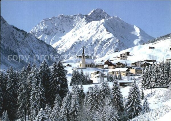 Hirschegg Kleinwalsertal Vorarlberg Teilansicht