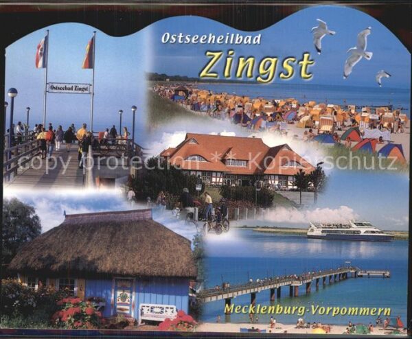 Zingst Ostseebad Seebrücke Strand Reethaus