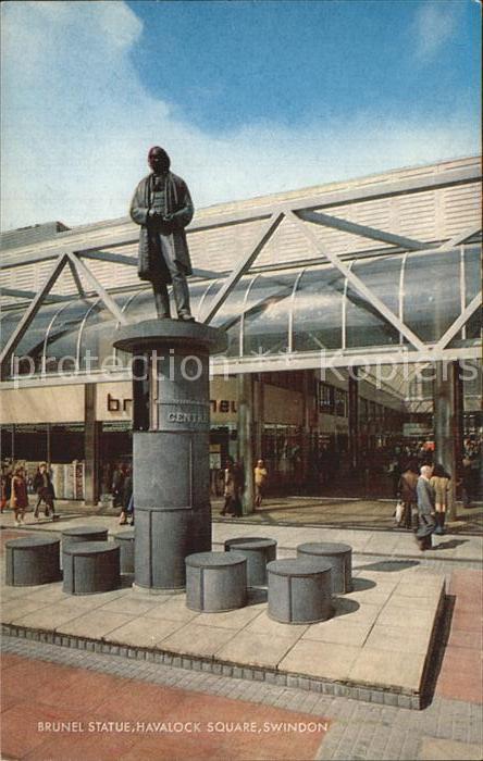 Swindon Brunel Statue Havalock Square