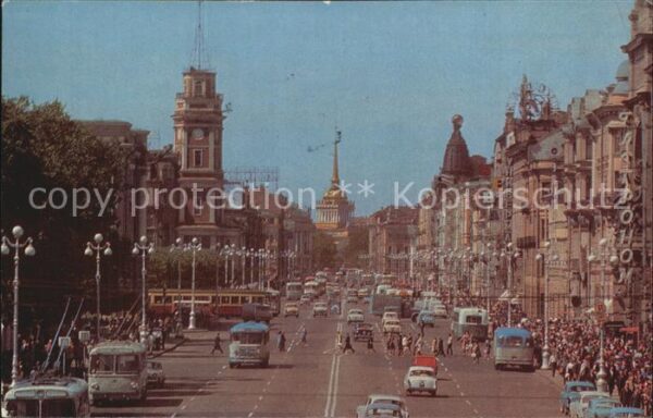 St Petersburg Leningrad Newsky Prospekt