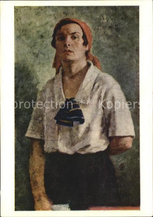 Kuenstlerkarte G.G. Rjaschskij Delegatka