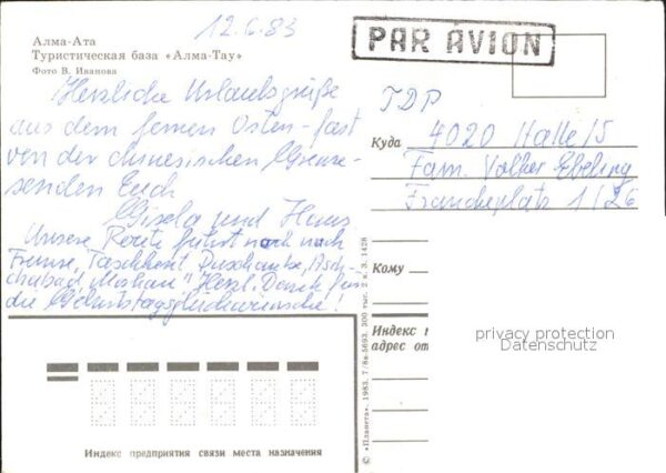 Alma-Ata Almaty Kurheim Almy-Tau – Bild 2