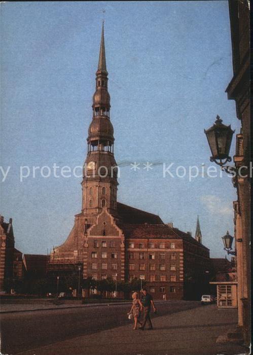 Riga Lettland Petr Kirche