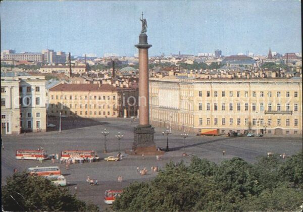 St Petersburg Leningrad Alexandersäule