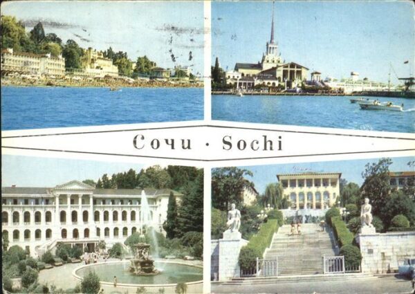 Sotschi Strand Hafen Sanatorium