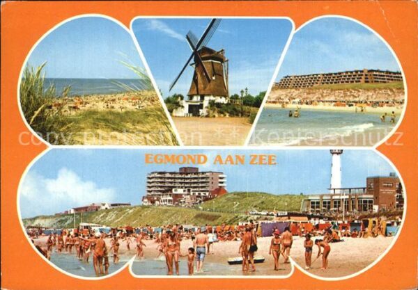 Egmond aan Zee Windmühle Strand