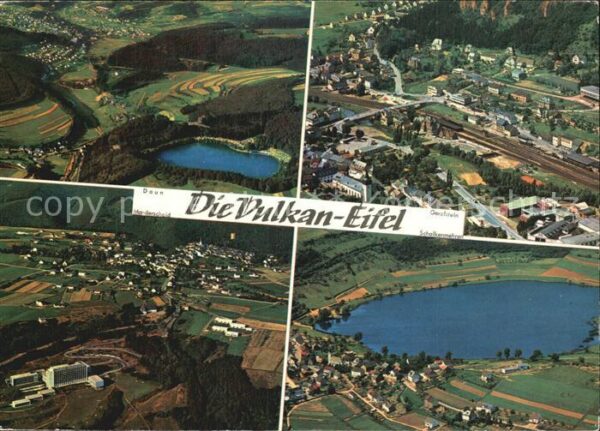 Daun Eifel Gerolstein Schalkenmehren Fliegeraufnah