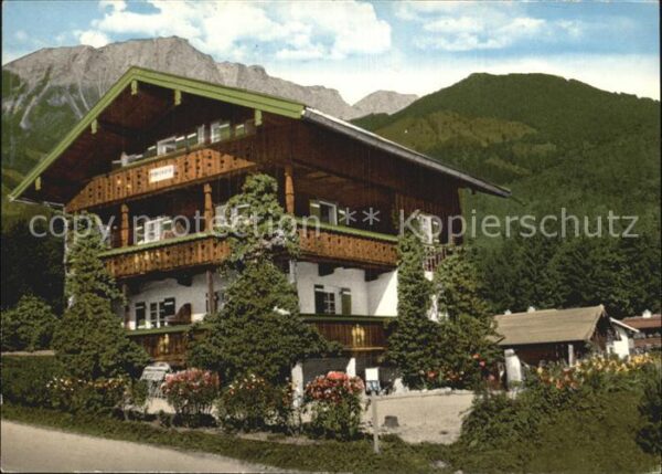 Salzberg Berchtesgaden Gästehaus Marienruhe