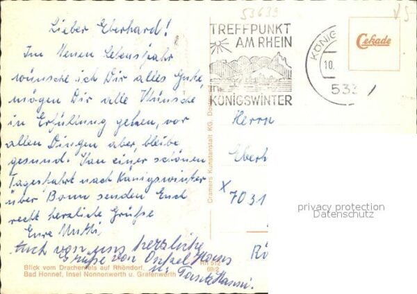 Rhoendorf Bad Honnef Insel Nonnenwerth Grafenwert – Bild 2