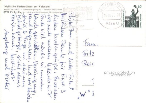 Fichtelberg Bayreuth Ferienhäuser am Waldrand – Bild 2