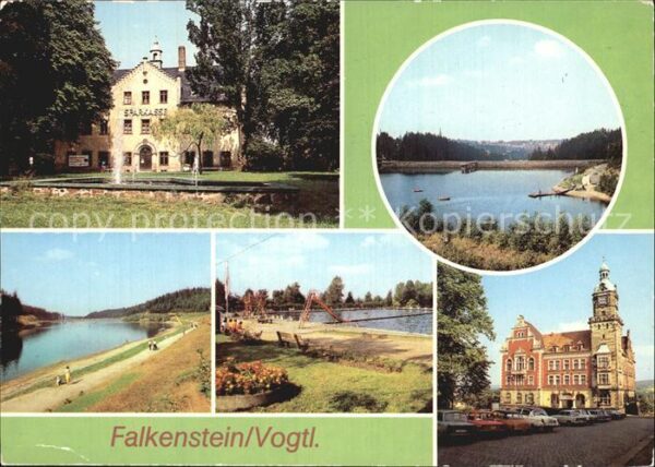 Falkenstein Vogtland Schloss Talsperre Sperrmauer Rathaus