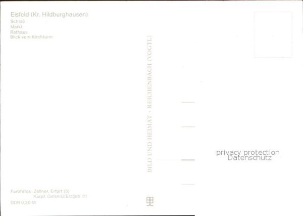 Eisfeld Schloss Markt Rathaus – Bild 2