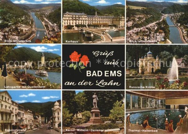 Bad Ems Quellenturm Russische Kirche Kaiser-Wil