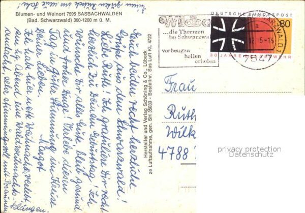 Sasbachwalden Ortsansicht – Bild 2