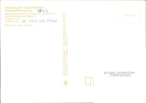 Hirschsprung Gaststätte Buschhaus Ladenmühle – Bild 2