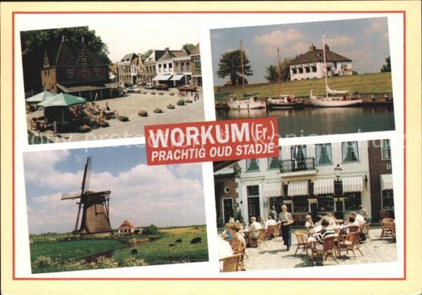 Workum Windmühle Cafe Boot
