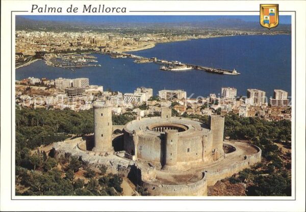Palma de Mallorca Fliegeraufnahme Castillo de Bellver y P