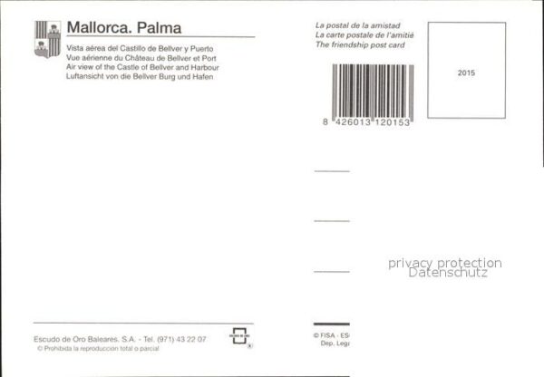 Palma de Mallorca Fliegeraufnahme Castillo de Bellver y P – Bild 2