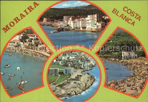 Moraira Strand Fliegeraufnahme