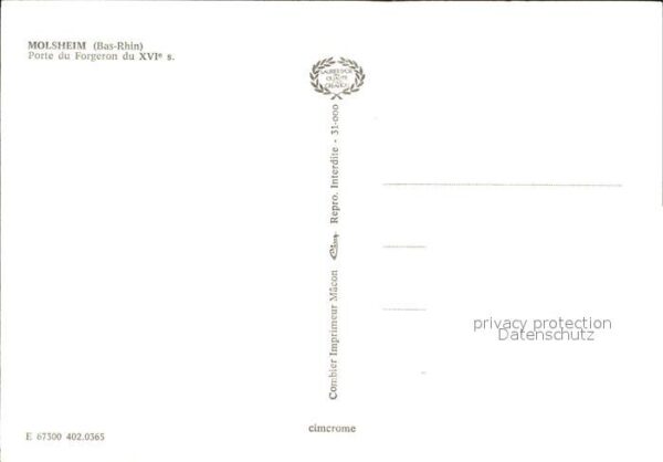Molsheim Porte du Forgeron du XVI – Bild 2