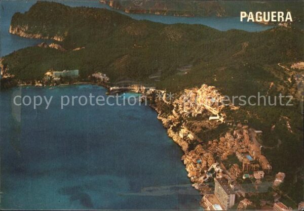 Paguera Mallorca Islas Baleares Cala Fornells Fliegeraufnahme