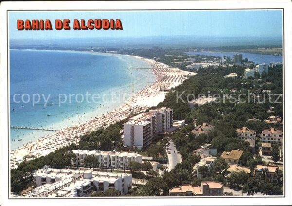 Bahia de Alcudia Fliegeraufnahme
