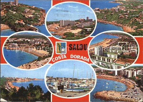 Salou Fliegeraufnahme Hafen Strand