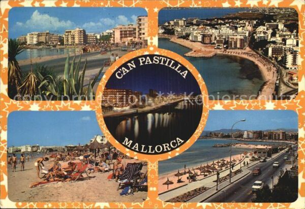 Can Pastilla Palma de Mallorca Strand Fliegeraufnahme