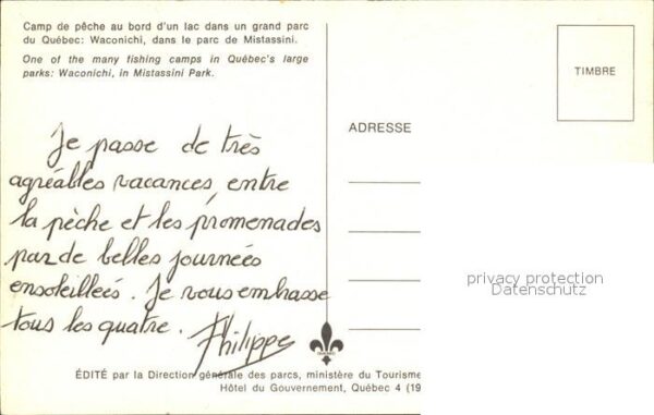 Quebec Fischer Waconichi Mistassini Park – Bild 2