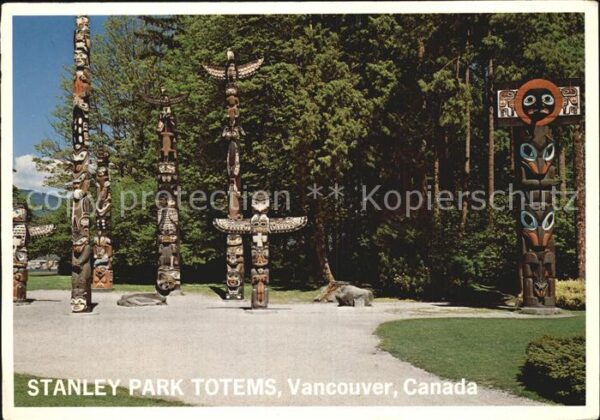 Vancouver British Columbia Stanley Park Totems
