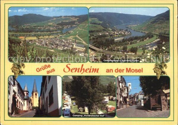 Senheim-Senhals Campinginsel Sportboothafen Camping Hol