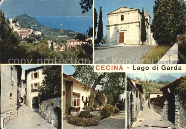 Cecina Kirche Panorama Ansichten
