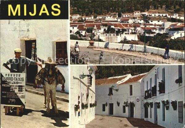 Mijas Stadtansichten Muli