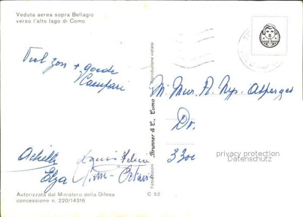 Bellagio Lago di Como Luftaufnahme – Bild 2