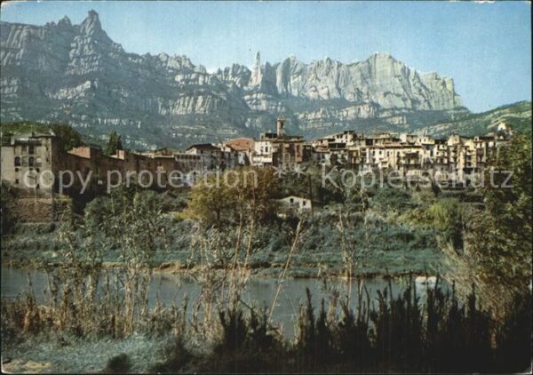 Montserrat Kloster Blick vom Manistral