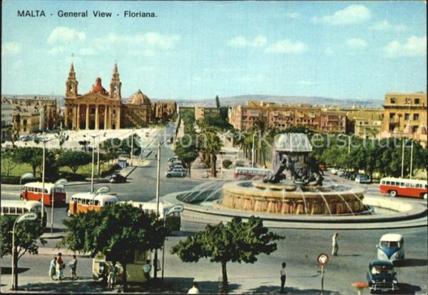Malta Floriana Stadtansicht